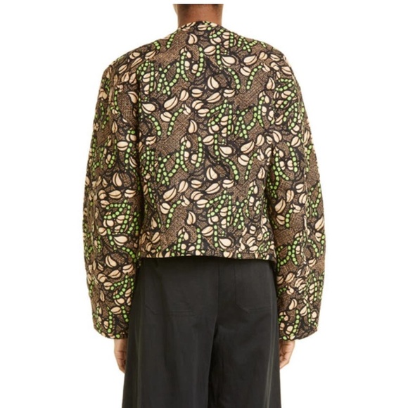 A.L.C. Emory Jacket Quilted Puffer Floral Nude Peach Green Kick Multi NWT XS - Picture 5 of 10